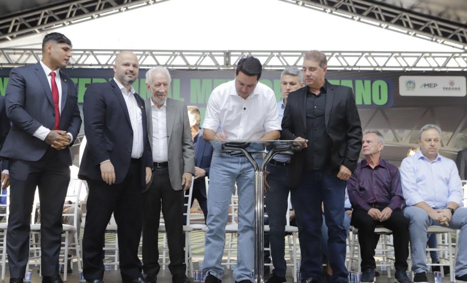 Governador autoriza início da pavimentação entre São José dos Pinhais e Mandirituba