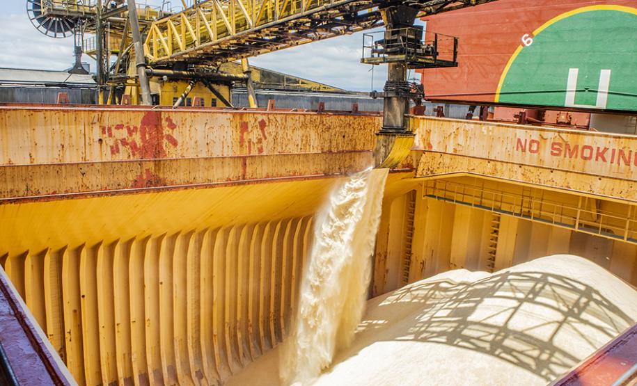 Exportação de açucar.Foto: Claudio Neves/Portos do Paraná