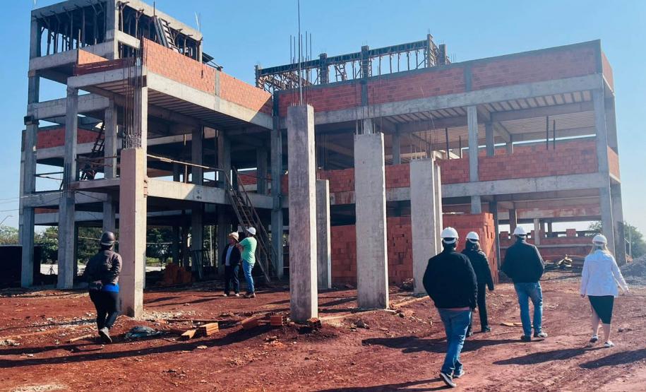 Ambulatório Médico de Especialidades (AME) Universitário de Ponta Grossa já atingiu 36% de execução da obra.