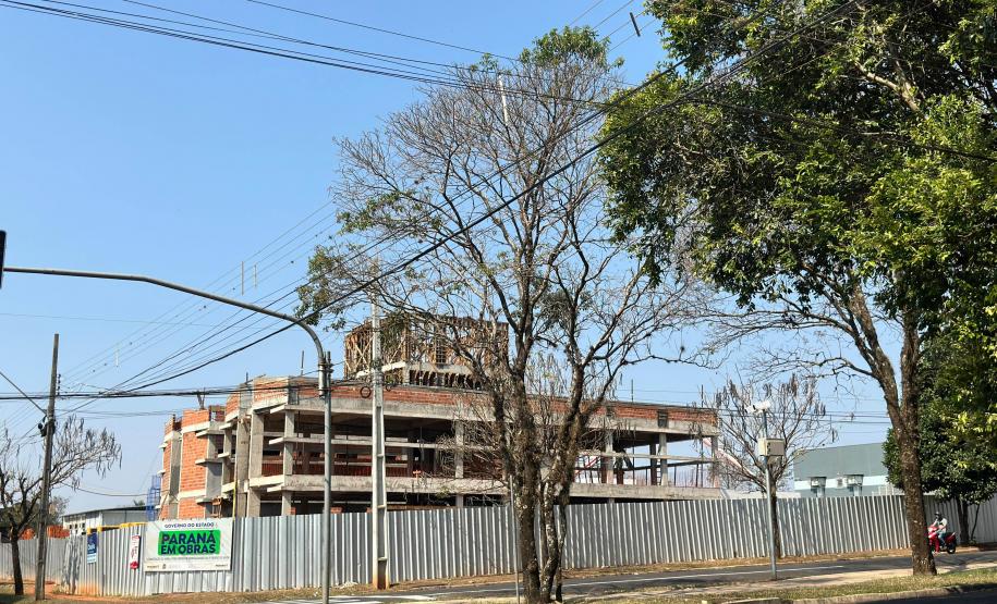 Ambulatório Médico de Especialidades (AME) Universitário de Ponta Grossa já atingiu 36% de execução da obra.