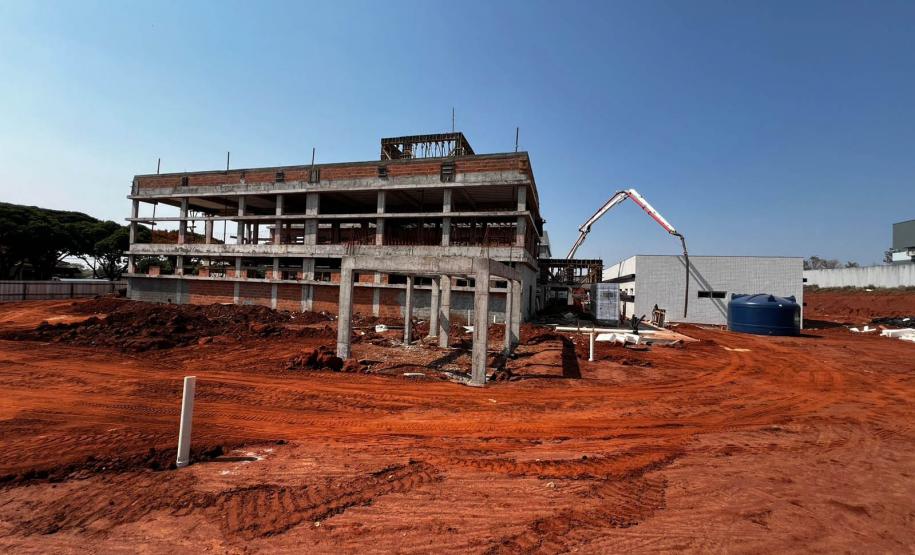 Ambulatório Médico de Especialidades (AME) Universitário de Ponta Grossa já atingiu 36% de execução da obra.