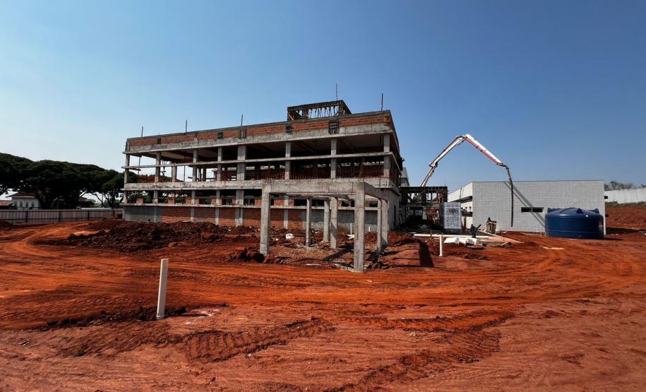 Ambulatório Médico de Especialidades (AME) Universitário de Ponta Grossa já atingiu 36% de execução da obra.