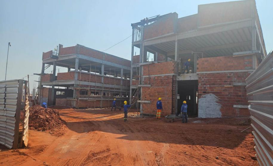 Ambulatório Médico de Especialidades (AME) Universitário de Ponta Grossa já atingiu 36% de execução da obra.