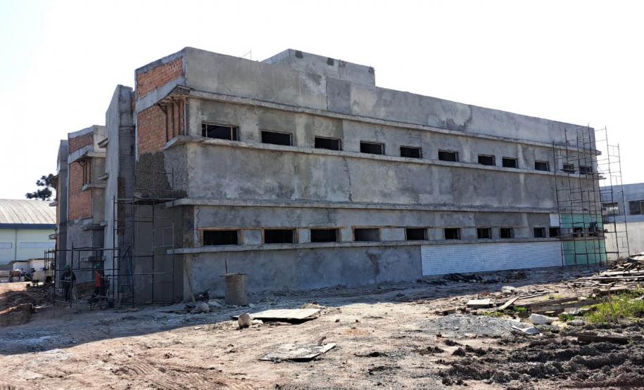 Ambulatório Médico de Especialidades (AME) Universitário de Ponta Grossa já atingiu 36% de execução da obra.