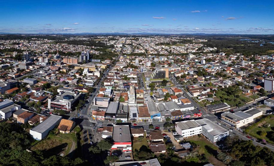 Repasses constitucionais do Estado crescem 27,3% em julho Na foto, Drone da cidade de Cascavel, localizada na região oeste do Paraná.
