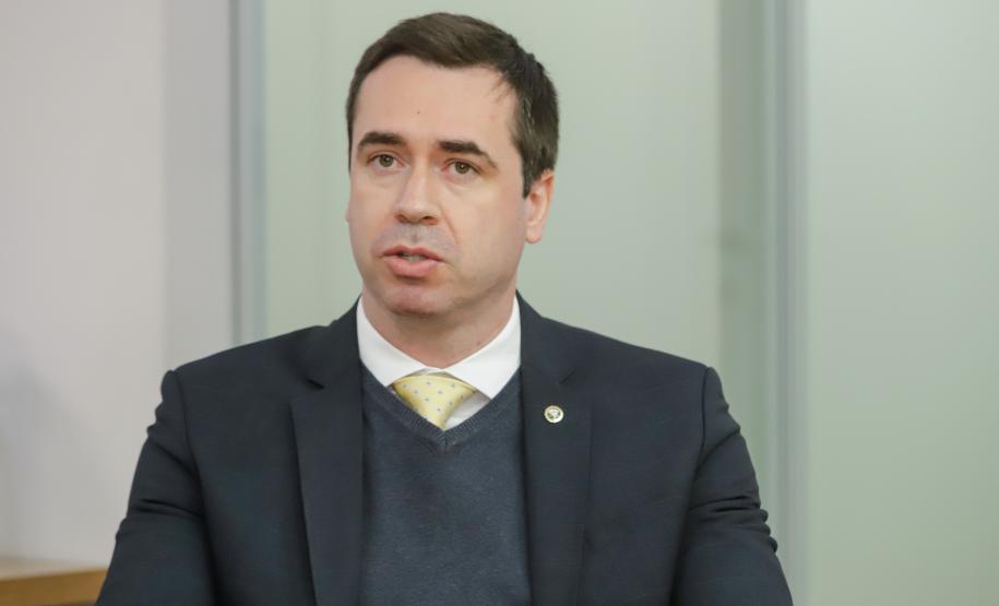 Curitiba, 12 de agosto de 2024 - Coletiva de imprensa na Secretaria Estadual de Segurançna Pública (Sesp) sobre a queda do avião em Vinhedos (SP).