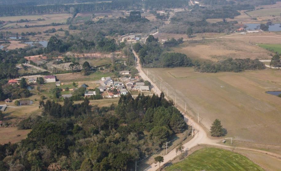 Estrada que liga São José dos Pinhais a Mandirituba