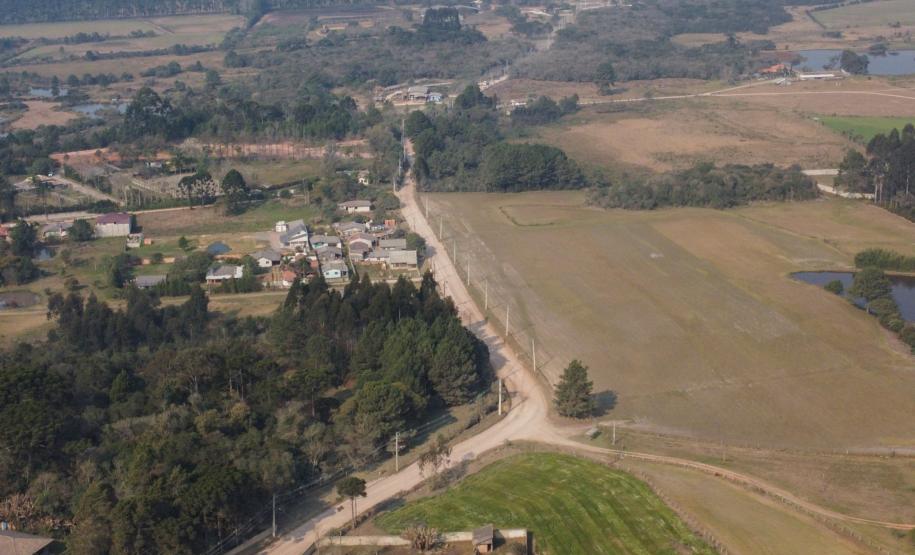 Estrada que liga São José dos Pinhais a Mandirituba