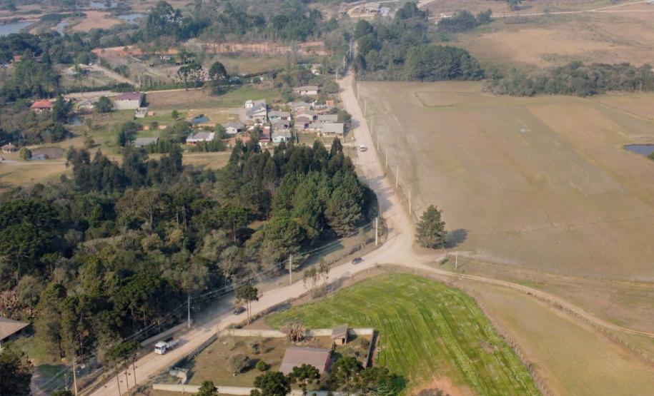 Estrada que liga São José dos Pinhais a Mandirituba