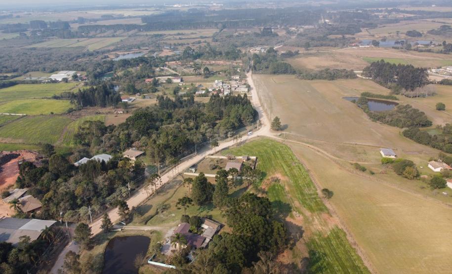 Estrada que liga São José dos Pinhais a Mandirituba