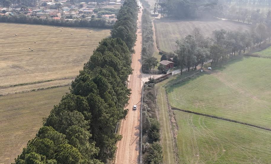 Estrada que liga São José dos Pinhais a Mandirituba