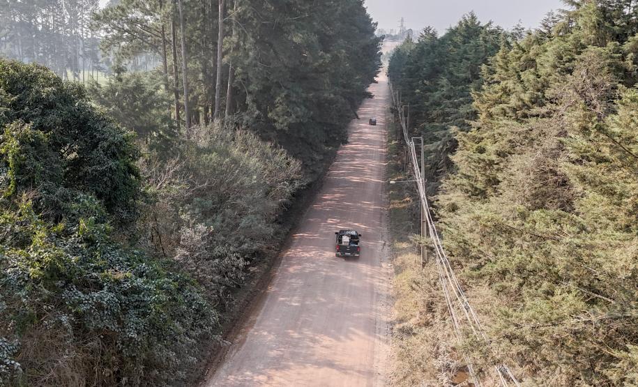 Estrada que liga São José dos Pinhais a Mandirituba