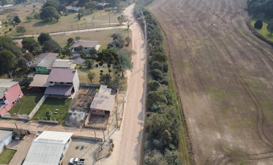 Estrada que liga São José dos Pinhais a Mandirituba