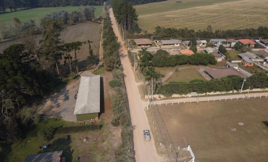 Estrada que liga São José dos Pinhais a Mandirituba