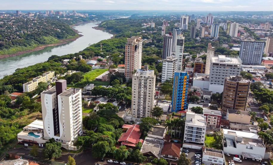 Repasses constitucionais do Estado crescem 27,3% em julho Na foto, Drone da cidade de Cascavel, localizada na região oeste do Paraná.