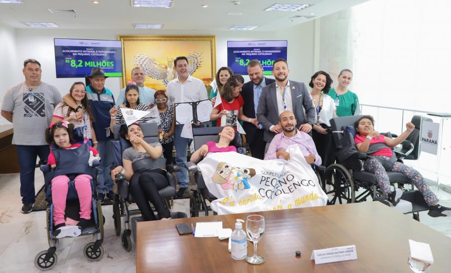 Governo do Estado repassa R$ 8,2 milhões para o Complexo de Saúde Pequeno Cotolengo