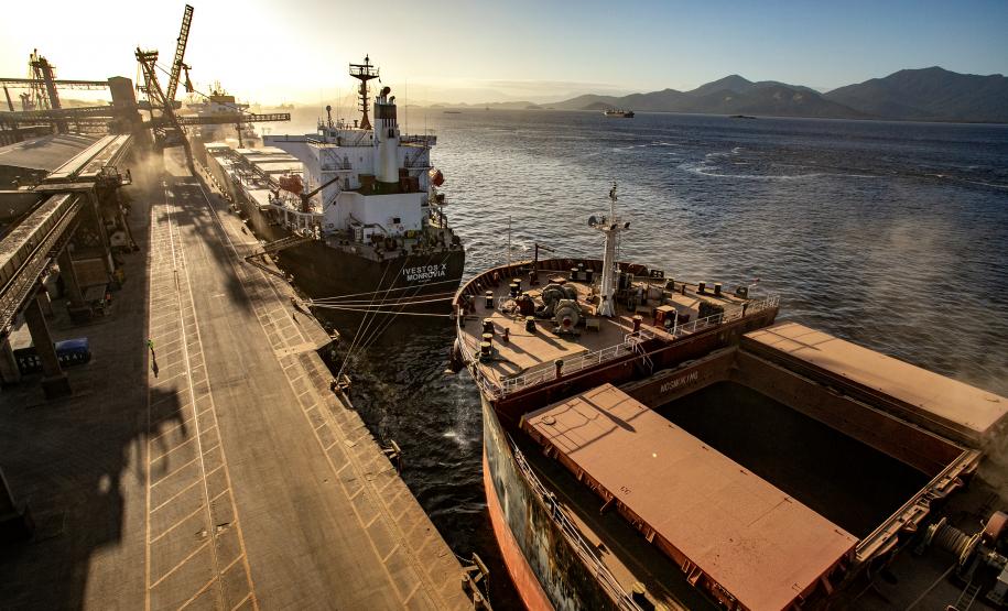 Exportação de soja pelos portos paranaenses cresce 4 vezes mais que a média nacional