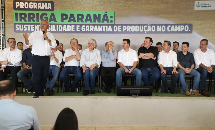 Governador lança programa de irrigação no campo com juros subsidiados pelo Estado