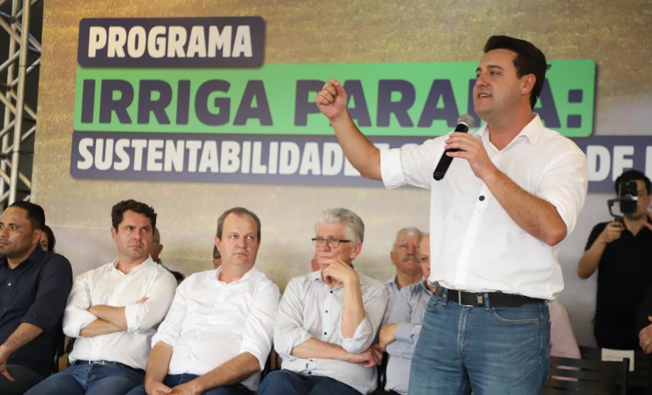 Governador lança programa de irrigação no campo com juros subsidiados pelo Estado