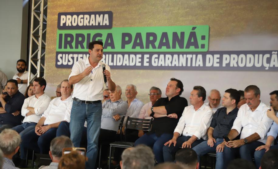 Governador lança programa de irrigação no campo com juros subsidiados pelo Estado