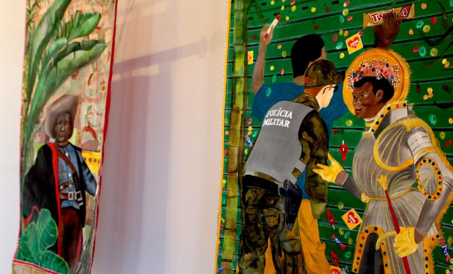 Museu Casa Alfredo Andersen (MCAA) - Segredo da Cor – A exposição "Segredo da Cor", já em exibição no museu, traz uma poderosa coleção de obras de Cecifrance Aquino, com foco na temática antirracista. - Foto: Anderson Tozato/SEEC-PR
