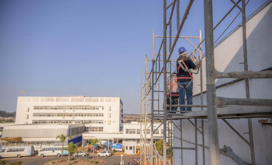 Ambulatório Médico de Especialidades (AME) Universitário de Ponta Grossa já atingiu 36% de execução da obra.