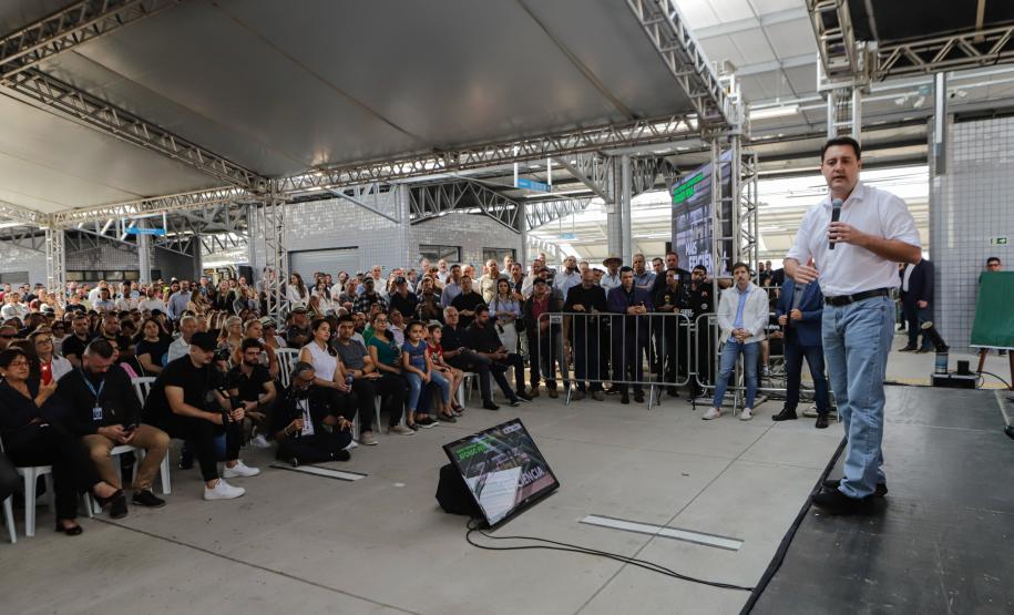 Ratinho Junior inaugura novo terminal metropolitano de São José dos Pinhais