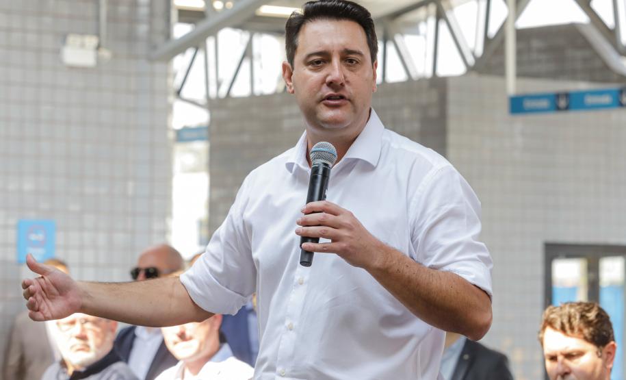 Ratinho Junior inaugura novo terminal metropolitano de São José dos Pinhais