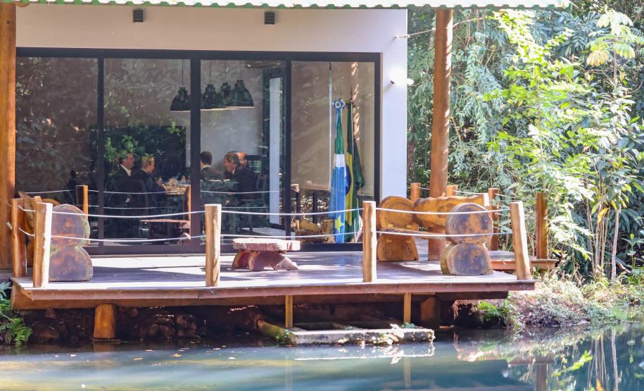 O governador Carlos Massa Ratinho Junior participou nesta quinta-feira (1º) da reunião do Conselho de Desenvolvimento e Integração Sul (Codesul), em Campo Grande (MS).