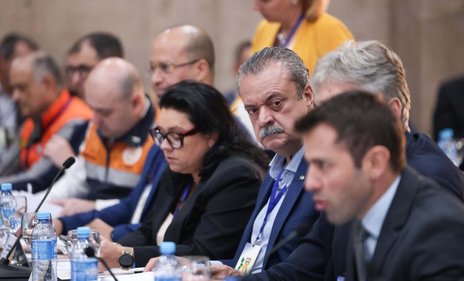 O governador Carlos Massa Ratinho Junior participou nesta quinta-feira (1º) da reunião do Conselho de Desenvolvimento e Integração Sul (Codesul), em Campo Grande (MS).