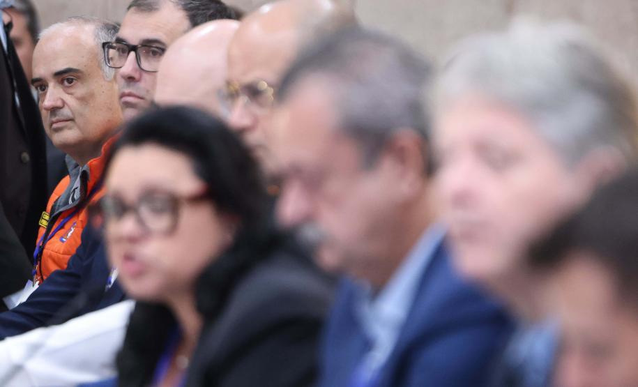 O governador Carlos Massa Ratinho Junior participou nesta quinta-feira (1º) da reunião do Conselho de Desenvolvimento e Integração Sul (Codesul), em Campo Grande (MS).