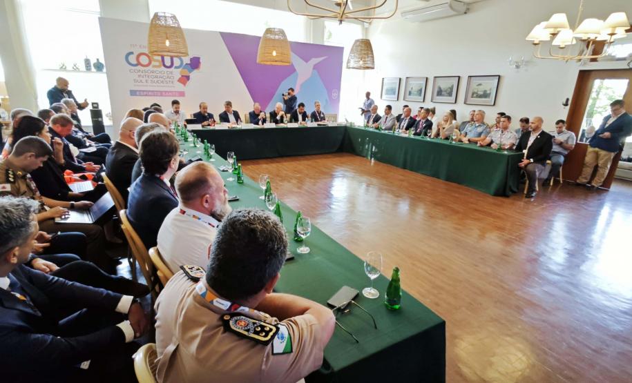 Estados discutem proposta de integração das polícias no Cosud do Espírito Santo