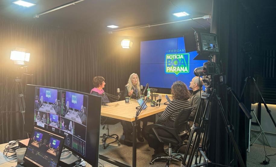 Banco da Mulher Paranaense é destaque do podcast Notícia Boa Paraná