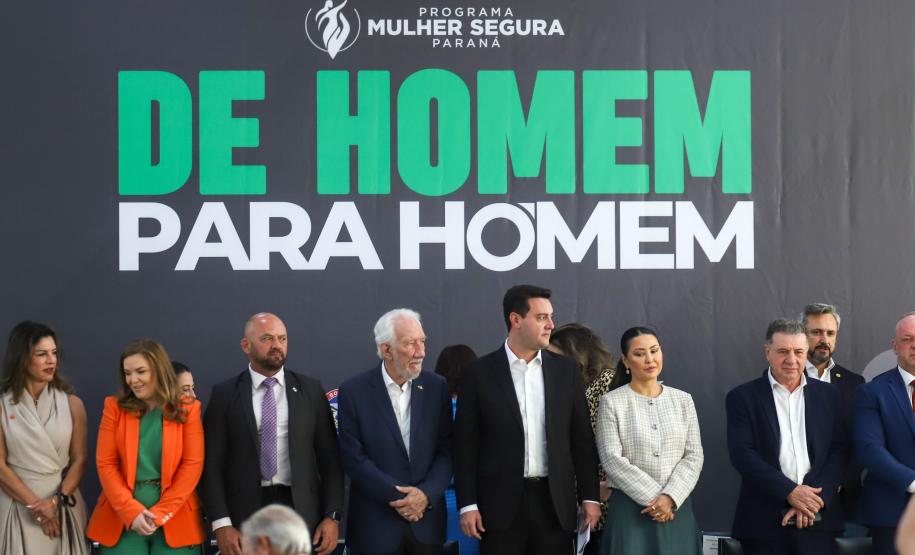 Governador lança projeto de conscientização masculina para combater violência contra a mulher