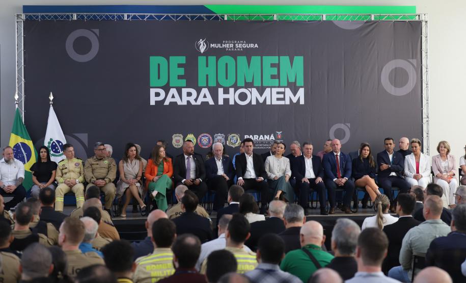 Governador lança projeto de conscientização masculina para combater violência contra a mulher