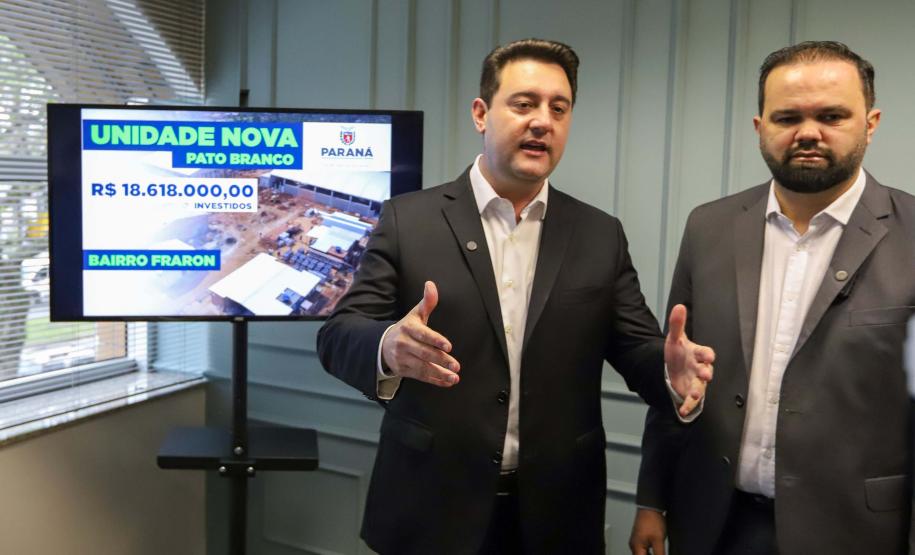 O governador Carlos Massa Ratinho Junior anunciou nesta terça-feira (17) que as obras de construção do novo colégio estadual de Pato Branco, na região Sudoeste, devem começar em breve.