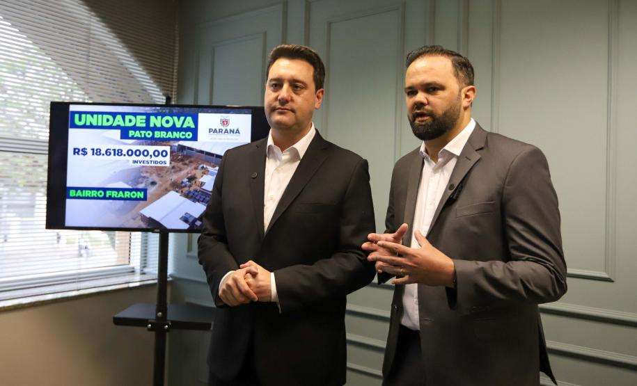 O governador Carlos Massa Ratinho Junior anunciou nesta terça-feira (17) que as obras de construção do novo colégio estadual de Pato Branco, na região Sudoeste, devem começar em breve.