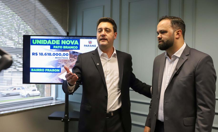 O governador Carlos Massa Ratinho Junior anunciou nesta terça-feira (17) que as obras de construção do novo colégio estadual de Pato Branco, na região Sudoeste, devem começar em breve.