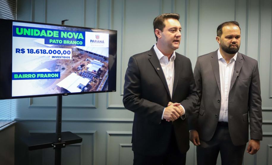 O governador Carlos Massa Ratinho Junior anunciou nesta terça-feira (17) que as obras de construção do novo colégio estadual de Pato Branco, na região Sudoeste, devem começar em breve.