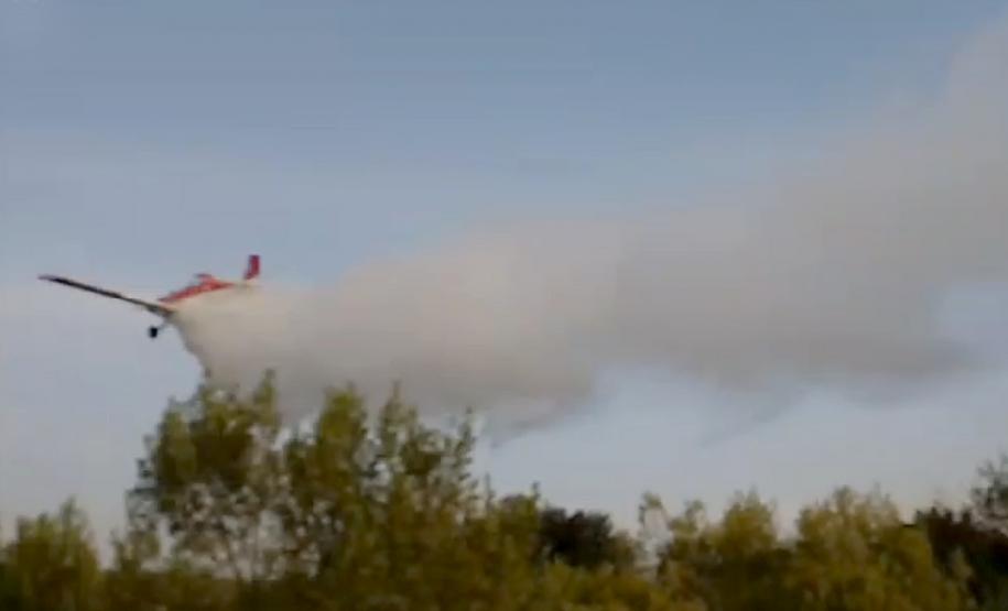 Avião contratado pelo Estado reduziu em 4 horas combate a incêndio em Palmeira