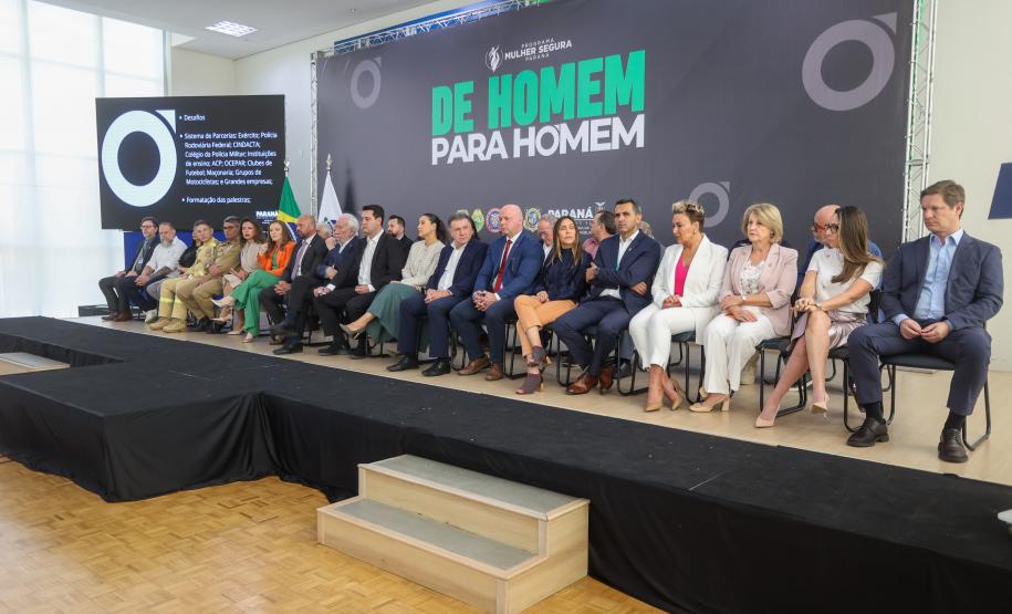 Governador lança projeto de conscientização masculina para combater violência contra a mulher