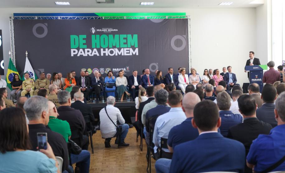 Governador lança projeto de conscientização masculina para combater violência contra a mulher