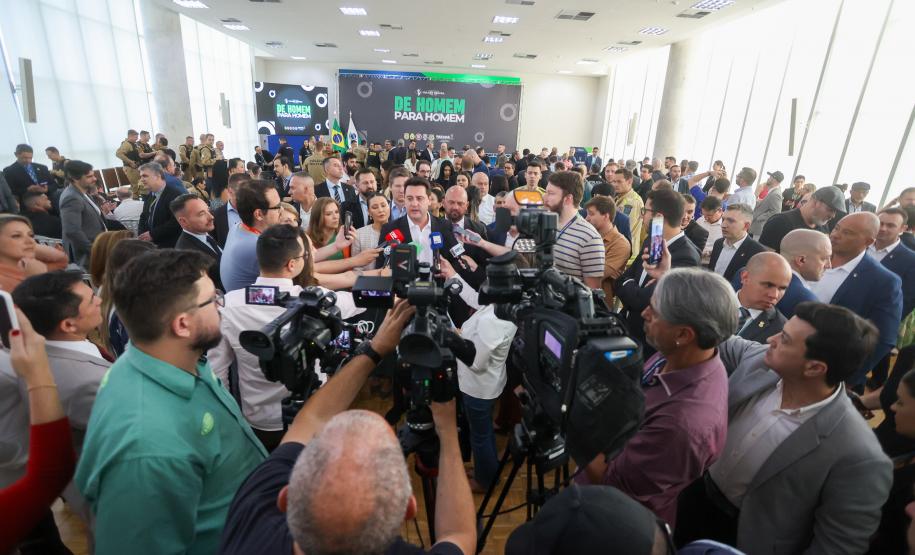 Governador lança projeto de conscientização masculina para combater violência contra a mulher