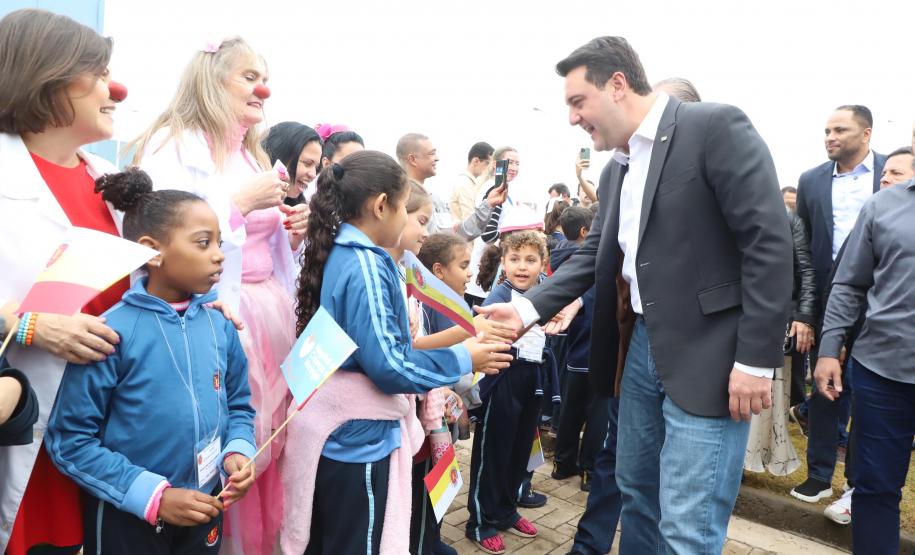O governador Carlos Massa Ratinho Junior inaugurou nesta segunda-feira (16) o Hospital da Criança Irmã Maria Calista, de Maringá, no Noroeste do Estado.
