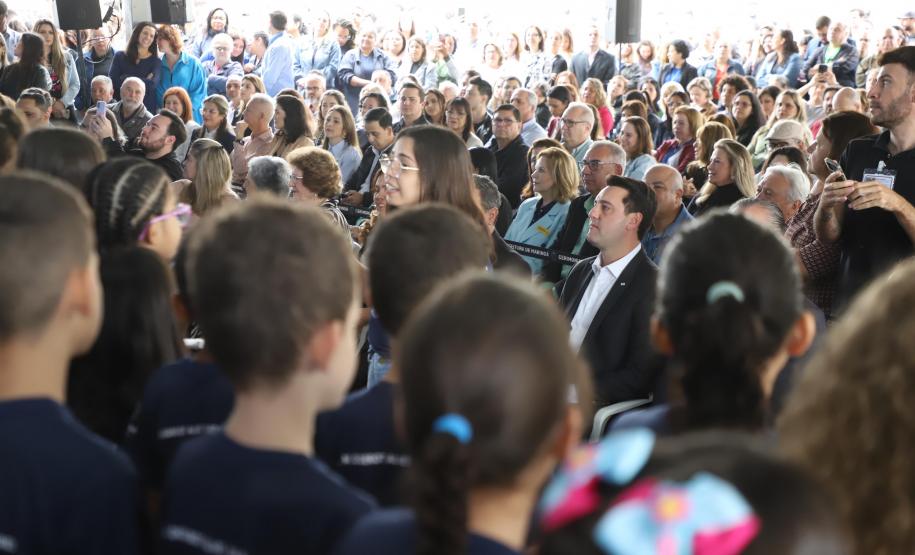 O governador Carlos Massa Ratinho Junior inaugurou nesta segunda-feira (16) o Hospital da Criança Irmã Maria Calista, de Maringá, no Noroeste do Estado.