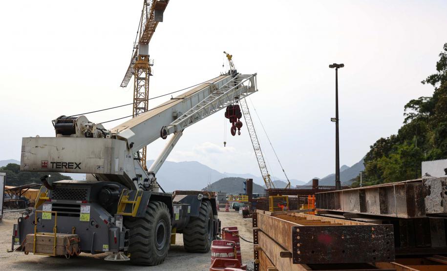 17,7% concluída, obra da Ponte de Guaratuba pode ser acompanhada em tempo real