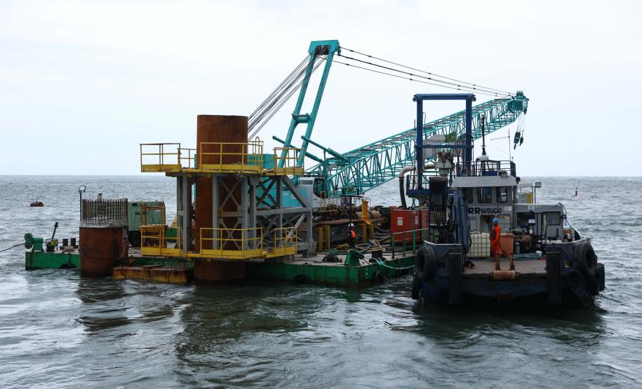 17,7% concluída, obra da Ponte de Guaratuba pode ser acompanhada em tempo real