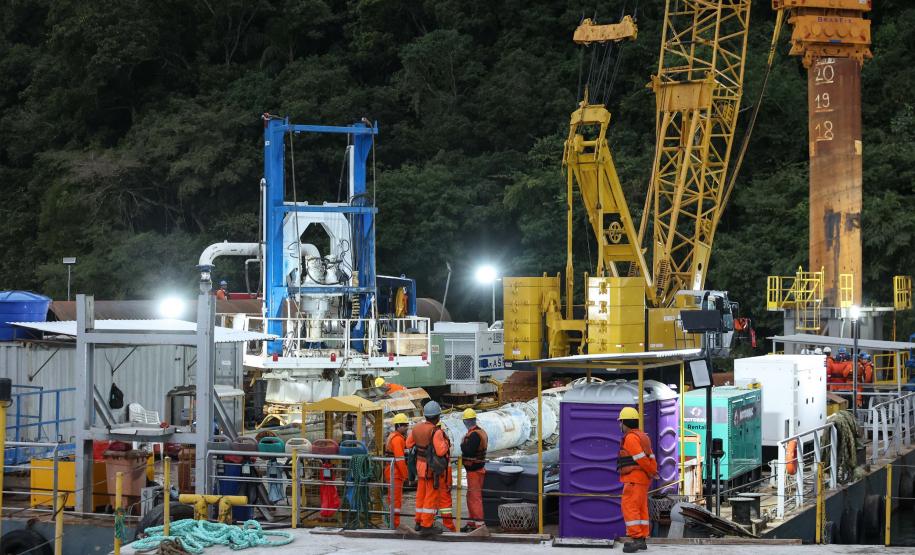 17,7% concluída, obra da Ponte de Guaratuba pode ser acompanhada em tempo real