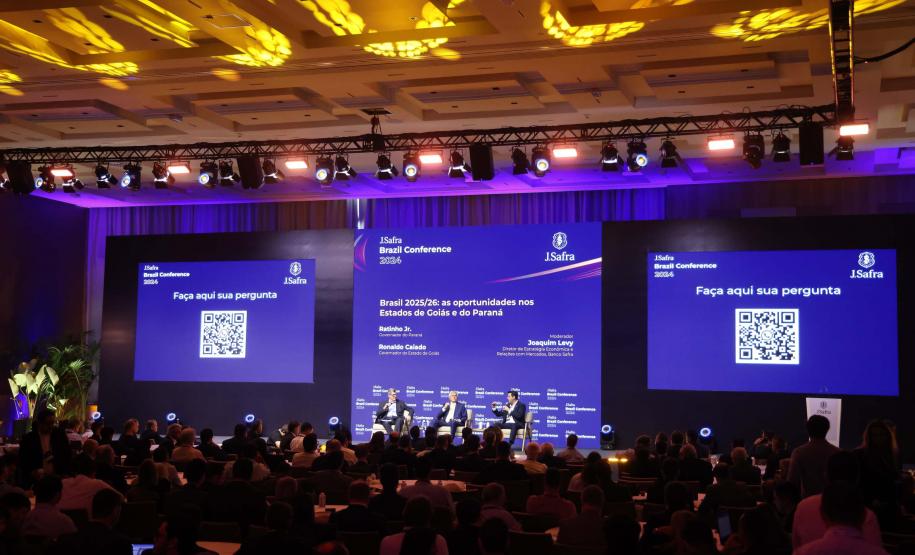 Ratinho Junior defende privatizações e concessões em evento com investidores