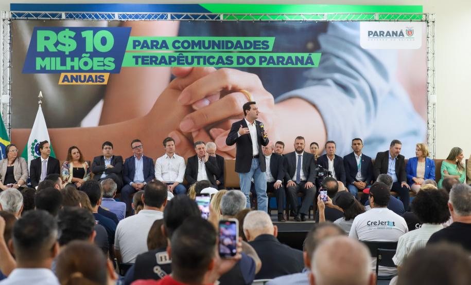 Governador anuncia R$ 10 milhões por ano para apoio a comunidades terapêuticas